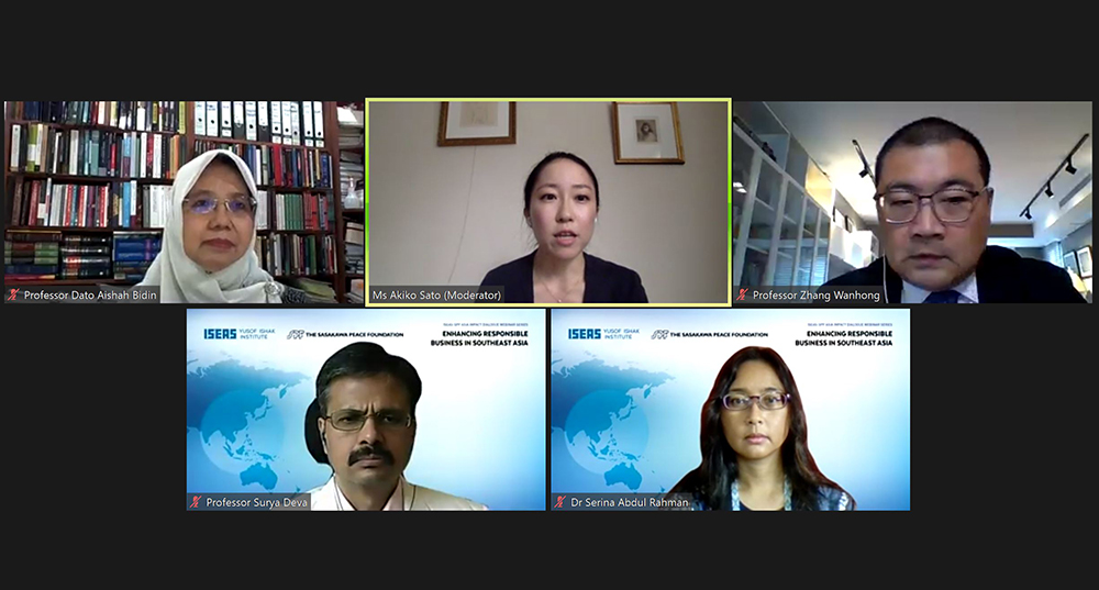 ISEAS-SPF Webinar on “Preparing for the New Reality: Institutional Mechanisms for Addressing Responsible Business Practices in Southeast Asia”