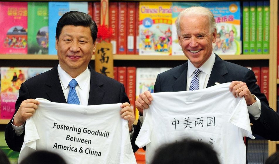 US Vice President Joe Biden and Chinese President Xi Jinping